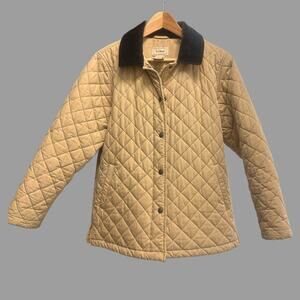 Vintage L.L. Bean Tan Quilted Barn Jacket